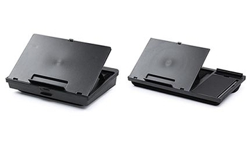超万能のひざ上テーブル、小物収納＆マウスパッド＆スマホスタンドとしても機能