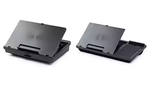 超万能のひざ上テーブル、小物収納＆マウスパッド＆スマホスタンドとしても機能