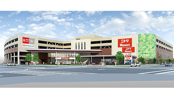 ニトリと島忠の融合店の2階に「コジマ×ビックカメラ ニトリホームズ宮原店」オープン