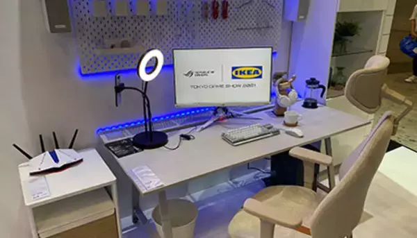 東京ゲームショウ初出展のイケア、価格と色でゲーミング市場に新提案
