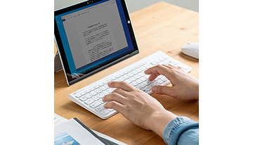WindowsでもMacでも！　OSに合わせてキー配列を切り替えられるBluetoothキーボード