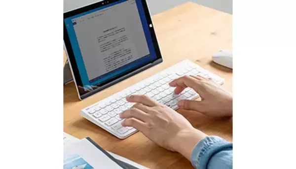 WindowsでもMacでも！　OSに合わせてキー配列を切り替えられるBluetoothキーボード
