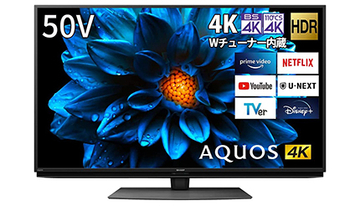 今売れてる4Kチューナー搭載テレビTOP10、3週ぶりにシャープが首位返り咲き　2021/10/10
