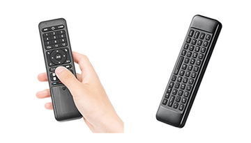 PCとテレビを1本で操作！　リモコン＆キーボード搭載の多機能ワイヤレスマウス