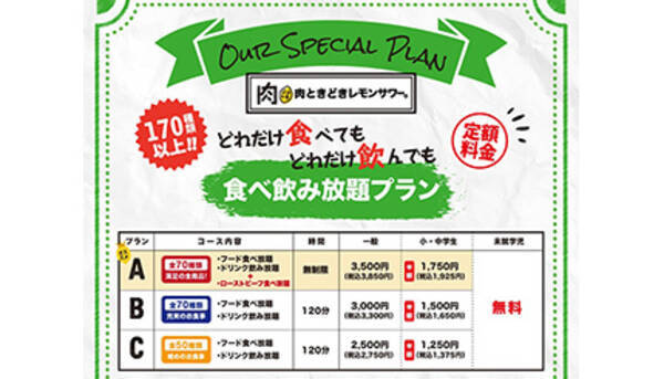 時間無制限で170品食べ飲み放題が3850円 大阪 梅田で 21年11月11日 エキサイトニュース