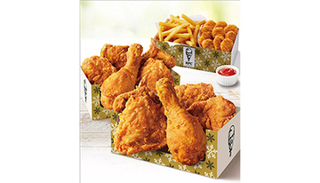 KFC、パーティーシーズンに大人数で食べられる「ウィンターパック」を発売