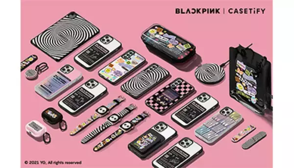 CASETiFY、人気ガールズグループ「BLACKPINK」とのコラボ商品登場！