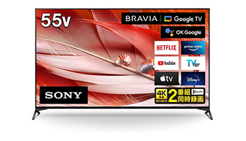 今売れてる4Kチューナー搭載テレビTOP10、ソニー「XRJ-55X90J」が初首位　2021/12/19