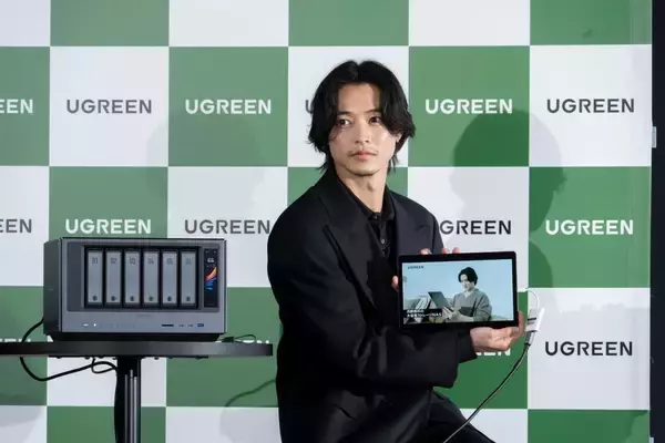 山崎賢人さんがUGREENの新アンバサダーに　AIでNASを「保存」から「活用」へ