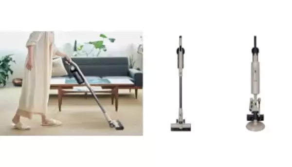 掃除後の片付けまで自動化、コードレス掃除機「Air Base Cleaner」