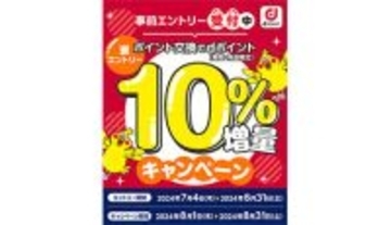 他社ポイントからの交換がお得！　ポイント交換でdポイント10％増量キャンペーン