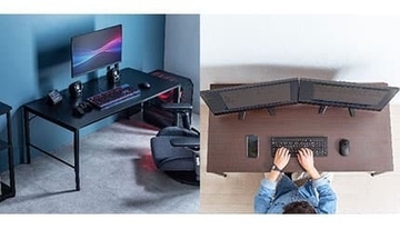 座椅子との相性抜群で配線スッキリな「ローデスク」、在宅ワークやゲーミングにも使いやすい！