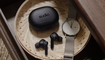 北欧生まれのミニマルデザイン 完全ワイヤレスイヤホン「Sudio」のプレミアムモデル「E4 Pro」
