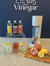 炭酸水メーカーが飲むお酢を開発、美味しさと低カロリーを両立した「ソーダストリーム くだものVinegar」