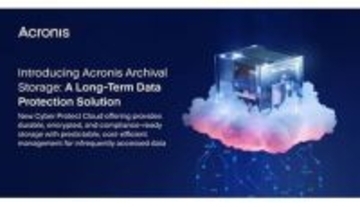 アーカイブストレージでMSPのデータ管理を効率化、「Acronis Cyber Protect Cloud」に新機能
