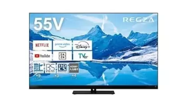 REGZA「55Z870N」が売れてる！　4Kテレビ人気ランキングTOP10　2026/2/3