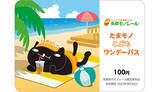 「100円で乗り放題！　「たまモノこどもワンデーパス」先着3万枚・期間限定販売」の画像1