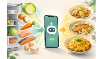 さらば、冷蔵庫のデッドストックたちよ…生成AIで「冷蔵庫の中身」をまるっと管理 献立づくりもAIにおまかせ