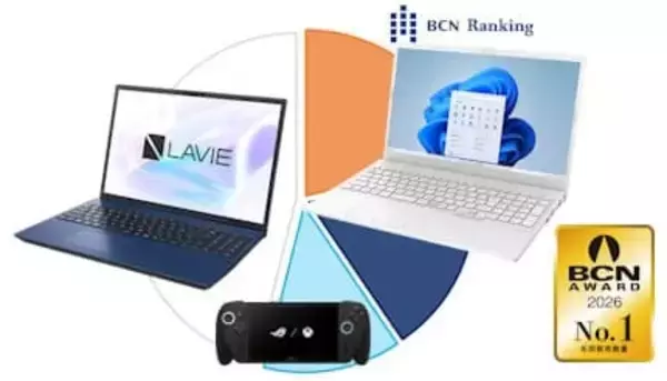 FCCLがノートPCの年間No.1を2年連続で獲得【BCN AWARD 2026】