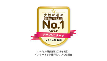 auじぶん銀行、「女性が選ぶインターネット銀行 預金金利満足度」で第1位を獲得