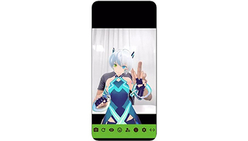 誰でも簡単にVTuberを体験できるスマホアプリ「ToF AR Lab」