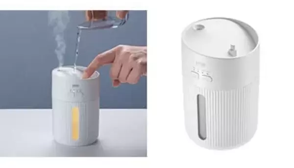 PC作業をしながら手軽に加湿できる「USB充電式バッテリー加湿器」