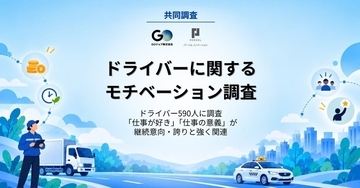 ドライバーに関するモチベーション調査　約8割が継続意向を示す