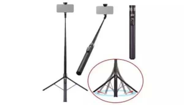 「片手で開く」セルフィースタンド登場！ Velbon×Coleman新作「ティップタップ」