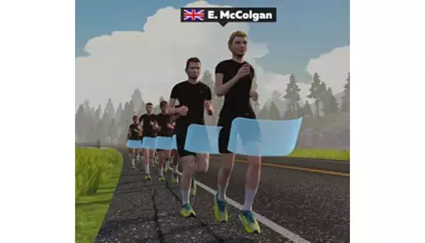 バーチャル空間でアスリートと“走る”トレーニング！ アシックスが展開