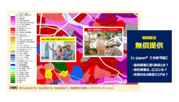 日本唯一の全国町・字コード対応「ジオデモグラフィックデータ」の無償提供を開始！