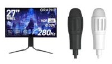 スタンドレスと鋭指向性 GRAPHTからQD-OLEDゲーミングモニターと配信特化の超小型マイク