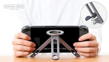 スマホや携帯ゲーム機が立てられる 持ち運びも簡単なMagSafe対応2WAY三脚スタンド