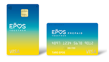 ナンバーレス・縦型デザインが増えるクレジットカード　グラデーションがきれいなウクライナカラーも