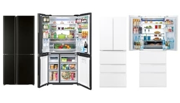 アクアが大型冷蔵庫2シリーズを発売　デザイン性と機能性に加えて新たにスマホ連携のIoT化で利便性も向上！