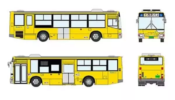 西武バス、黄色い電車をモチーフとした「きいろいバス」を3月から運行！