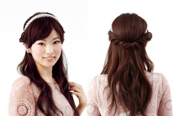 パーティーにもok カチュームで簡単ダウンヘアアレンジ 16年3月14日 エキサイトニュース