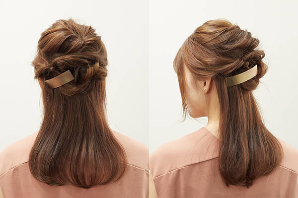 動画 絶壁頭さんもok 360度かわいいボリュームハーフアップ 17年9月7日 エキサイトニュース