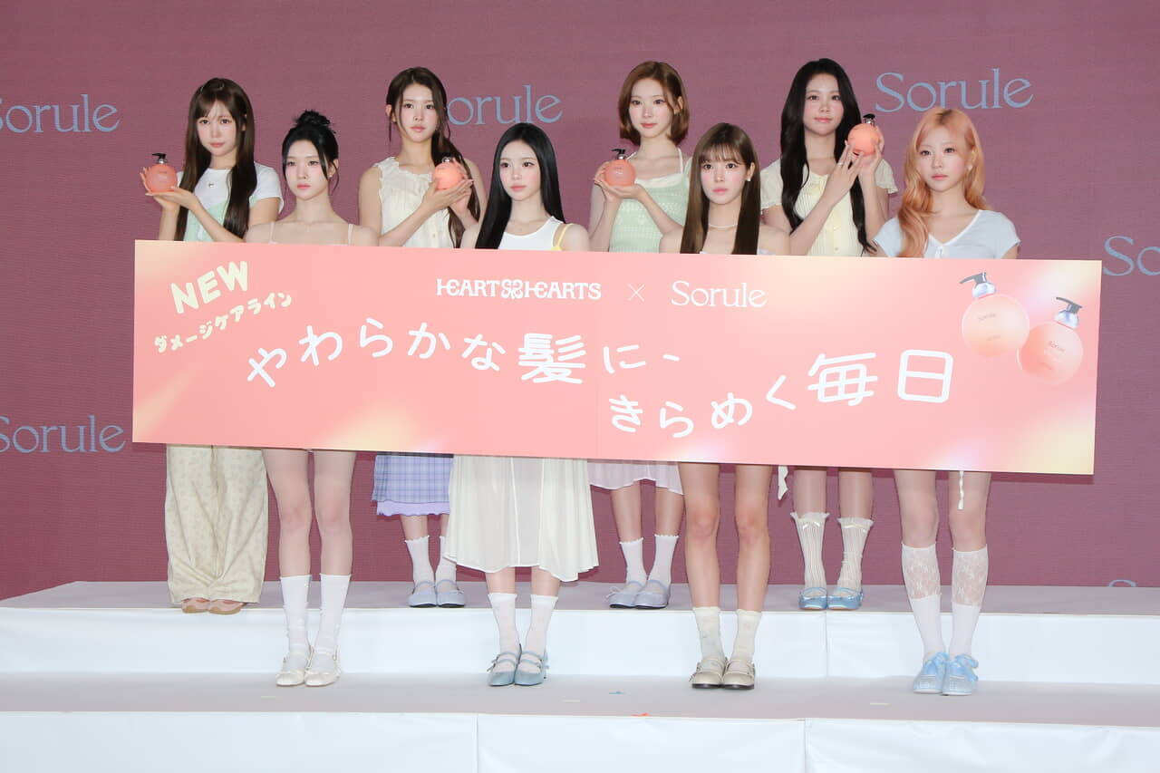 8月日本デビュー！K-POPの新星「Hearts2Hearts」が日本企業PRにやってきた