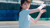 「池田瑛紗「生まれて初めて、テニスに挑戦させていただきました」乃木坂46・5期生がコーセーCMに出演」の画像1