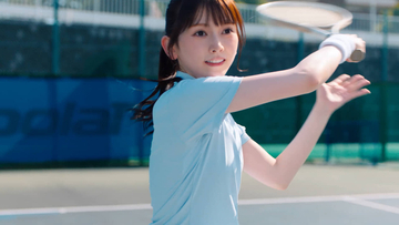 池田瑛紗「生まれて初めて、テニスに挑戦させていただきました」乃木坂46・5期生がコーセーCMに出演