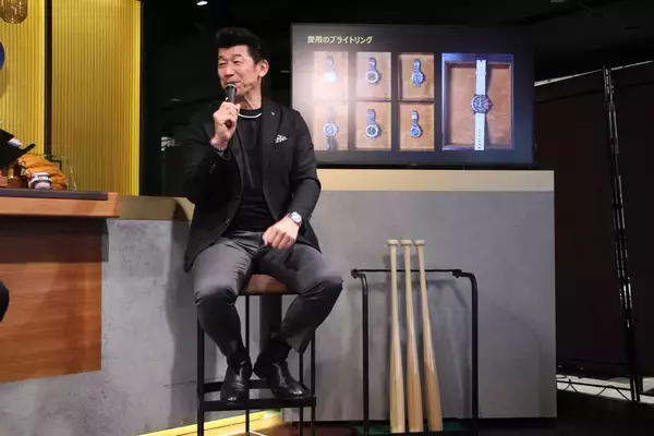 「三浦大輔、日本代表に熱烈エール！ブライトリング「侍ジャパンモデル」お披露目会に登場」の画像