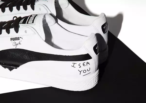 「あえての手書きが斬新なプーマの最新コラボレーション！」の画像