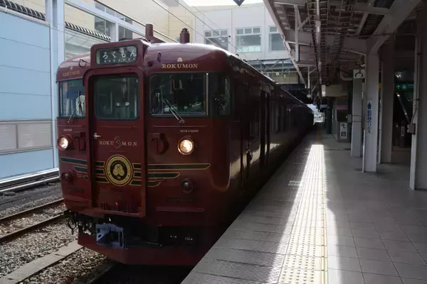 「しなの鉄道の観光列車「ろくもん」北信濃雪見酒プラン試乗会」の画像