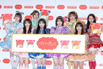 CUTIE STREETがロッテの新アイスをPR「みんなおいしすぎてがっついて食べてました」