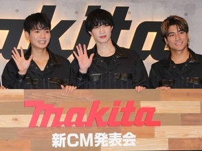 SixTONESの面々がDIY男子に！ジェシー、髙地優吾、森本慎太郎がマキタ工具でフォトパネル制作