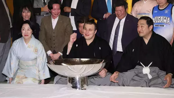 安青錦がウクライナ出身力士初の幕内最高優勝！ロシアのウ侵攻きっかけに来日