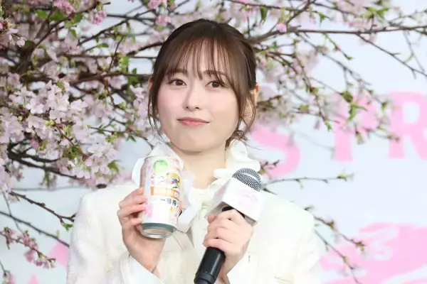 福原遥「ホントに私も幸せでした」日本一早い？お花見体験にうっとり