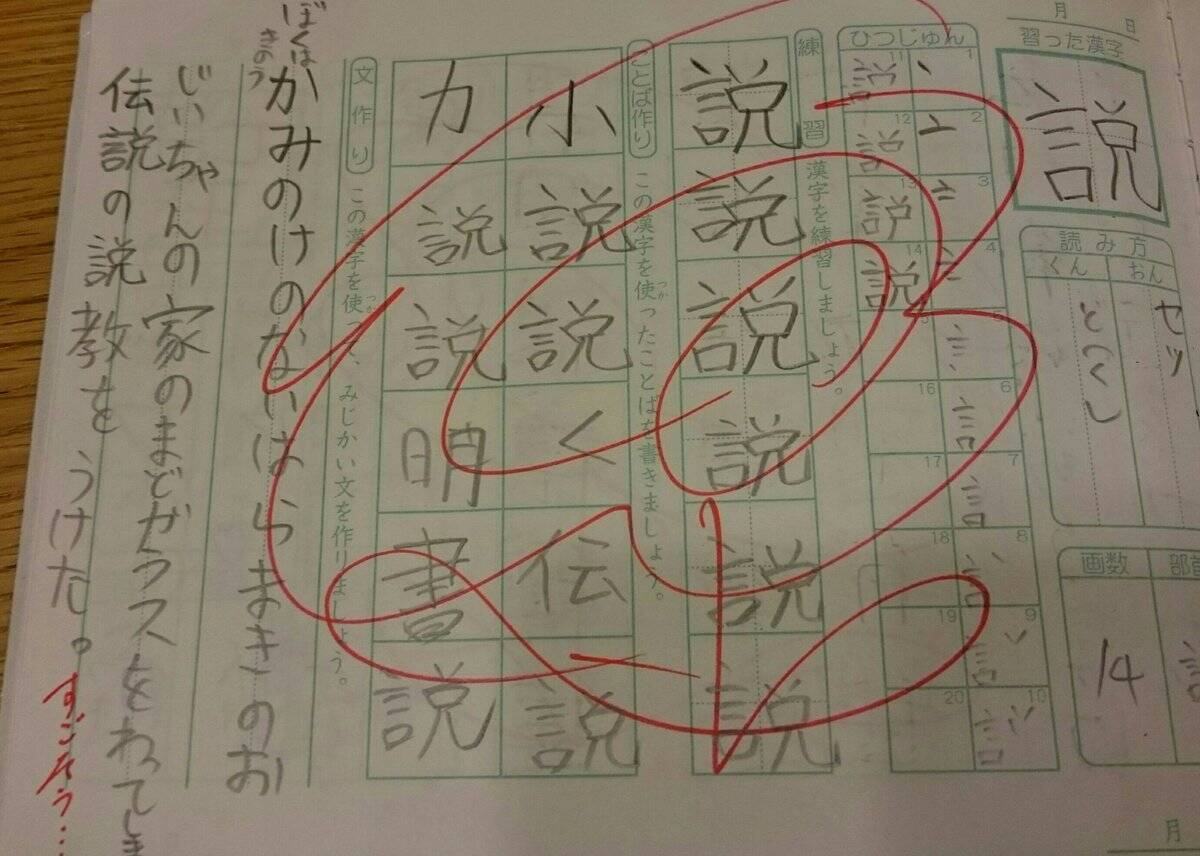私の中では内側の人と外側の人がいる 小学生の長女 漢字で文を作る宿題で底知れぬ想像力を発揮する 17年6月7日 エキサイトニュース