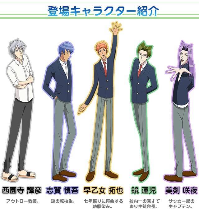 あの顎を地上波に 学園ハンサム のtvアニメ化プロジェクトが始動 16年6月3日 エキサイトニュース