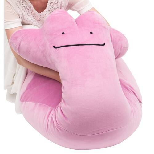 もちもちで伸びちゃう 超ビッグサイズもっちりぬいぐるみ メタモン が新登場 16年7月29日 エキサイトニュース